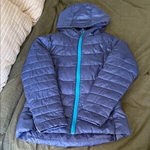 Woman’s Blue Puffer Jacket